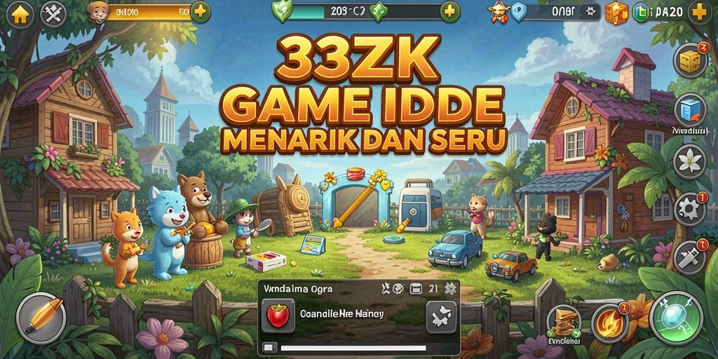 Tampilan utama gameplay 33ZK yang seru dan penuh strategi.