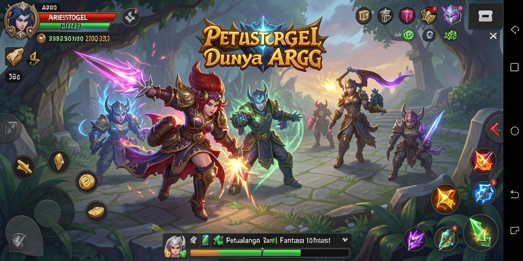 Tangkapan layar gameplay ARPG yang menarik di ARIESTOGEL.