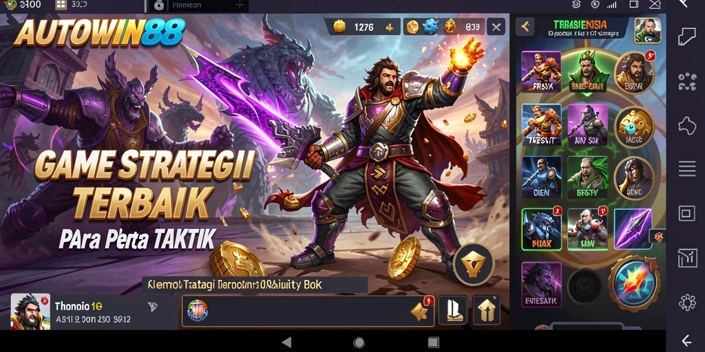 Screenshot gameplay AUTOWIN88 menampilkan aksi strategi yang mendebarkan.