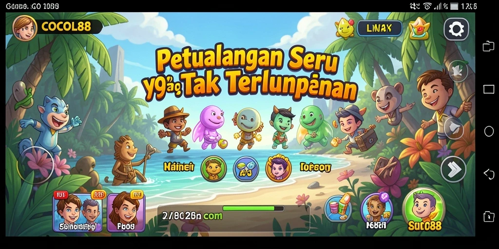 Screenshot gameplay COCOL88 yang penuh aksi dan petualangan.
