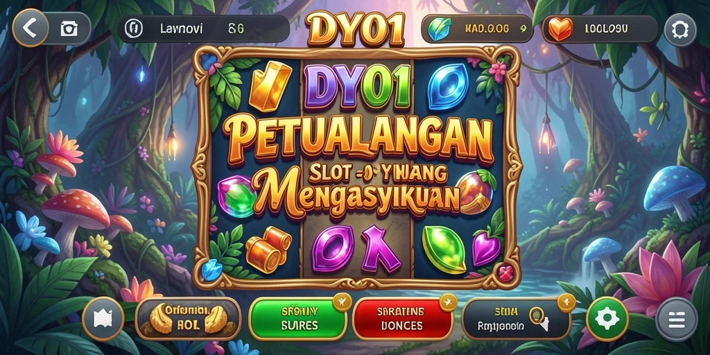 Gameplay DY01 dengan animasi slot yang menarik dan seru.