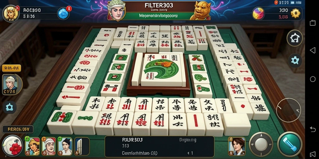 Gameplay menarik FILTER303 dengan grafis Mahjong yang menawan.