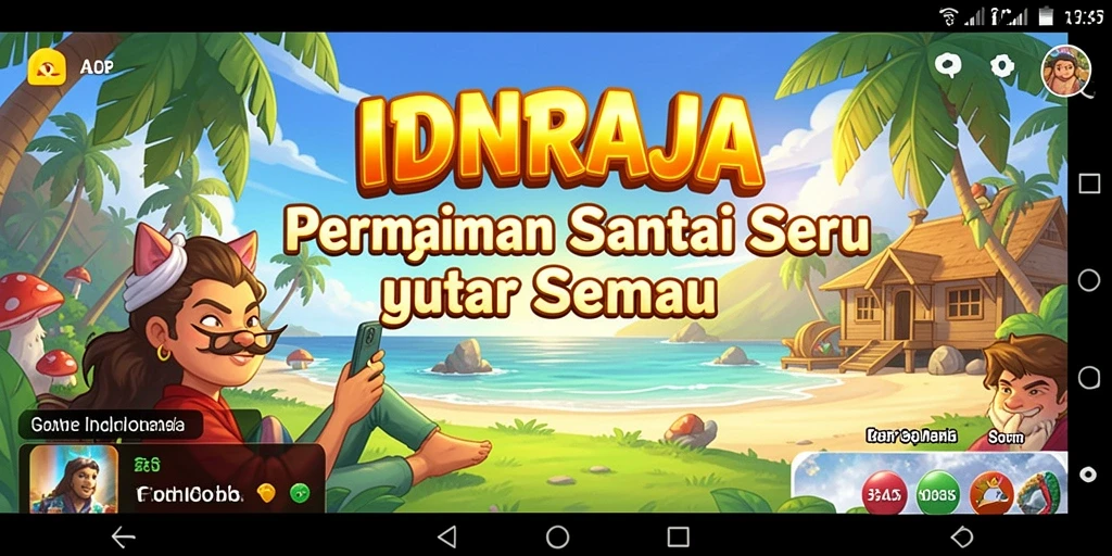 Gameplay seru dan santai dalam IDNRAJA yang cocok untuk semua umur.