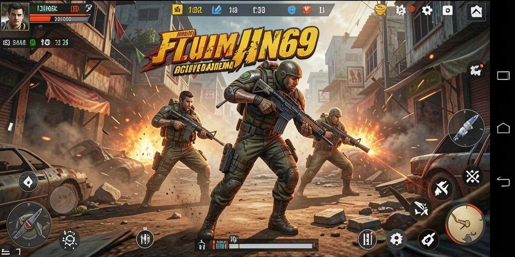 Tampilan gameplay JIN69 yang penuh aksi dengan grafis menakjubkan.