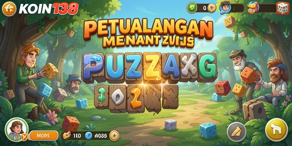Tangkapan layar KOIN138 menunjukkan gameplay puzzle yang seru dan mendebarkan.
