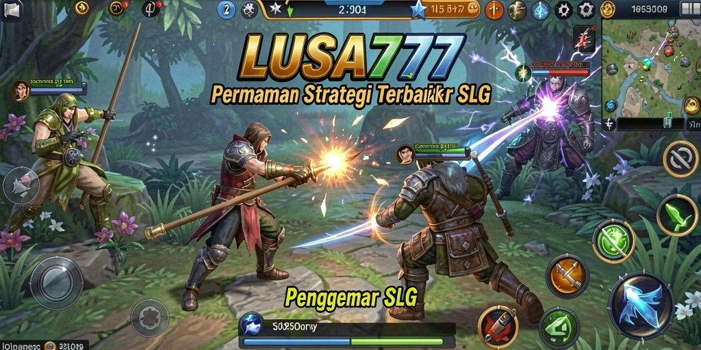Tampilan gameplay LUSA777 yang intens dan strategis.