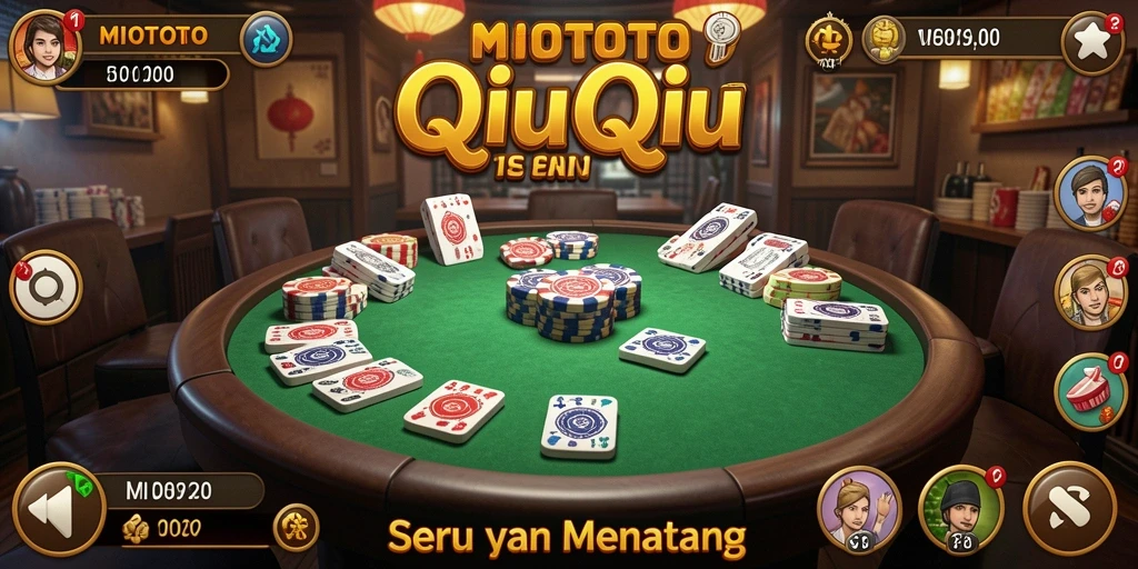 Tampilan gameplay seru QiuQiu di MIOTOTO.