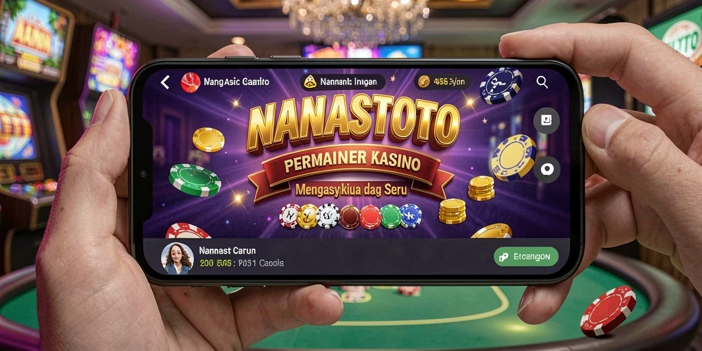 Tampilan gameplay NANASTOTO dengan fitur kasino yang menarik.