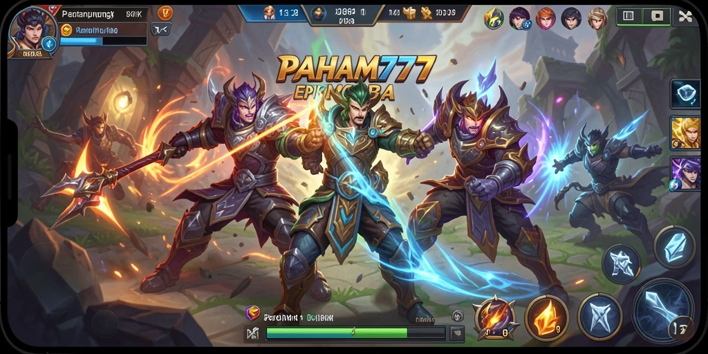 Gameplay menarik PAHAM777 di arena MOBA.