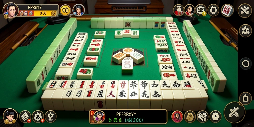 Tangkapan layar dari gameplay Mahjong yang seru dan menantang.