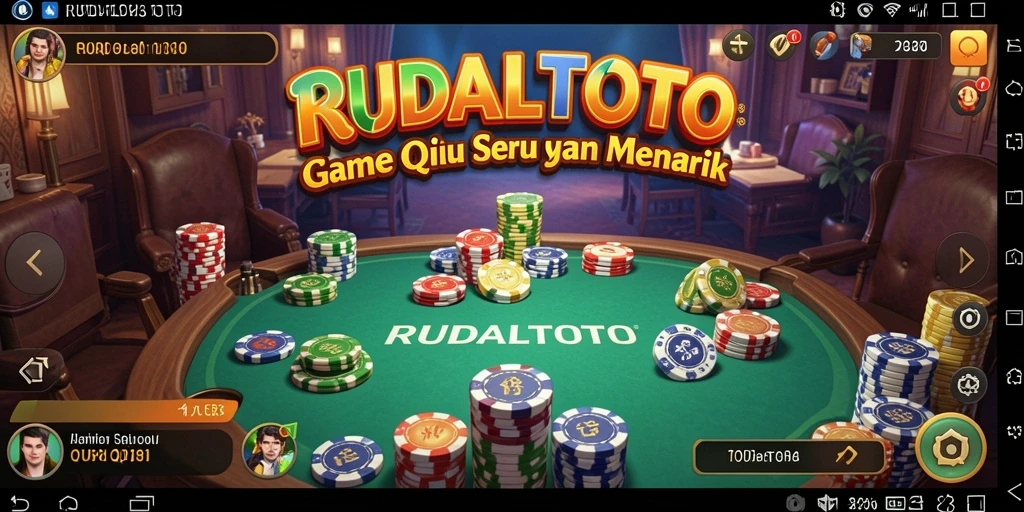 Gameplay menarik dalam RUDALTOTO menampilkan kartu QiuQiu.