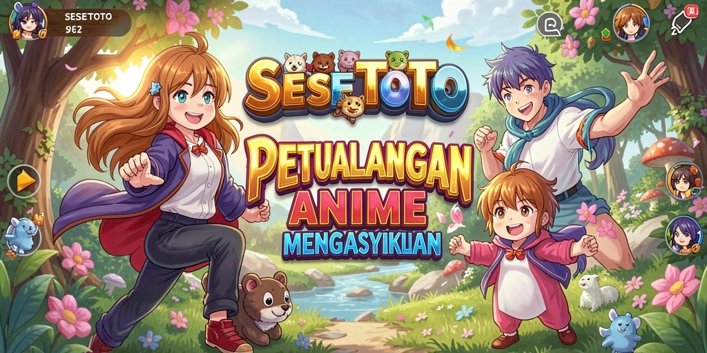Screenshot utama SESETOTO menampilkan aksi pertarungan yang mendebarkan dalam gaya Anime.