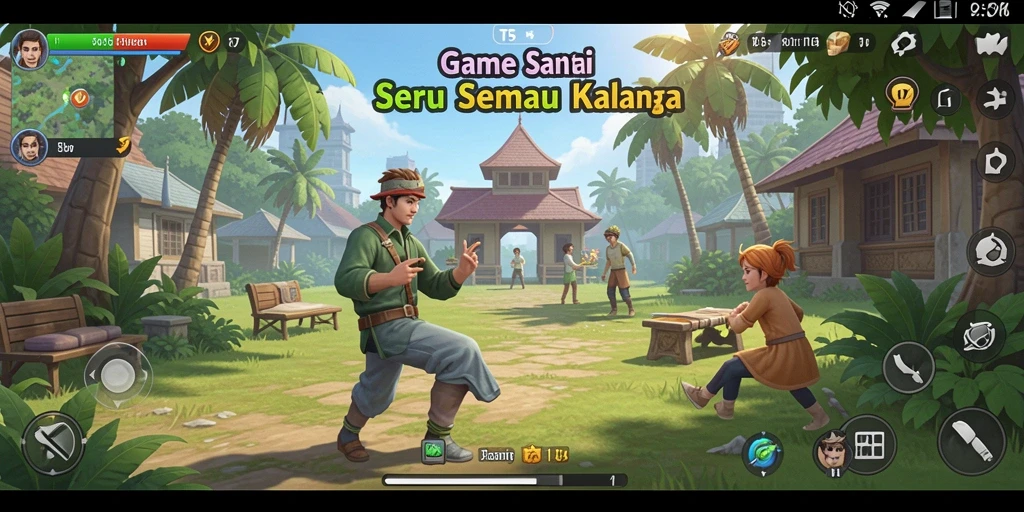 Tampilan gameplay T6 yang ceria dan mengasyikkan.