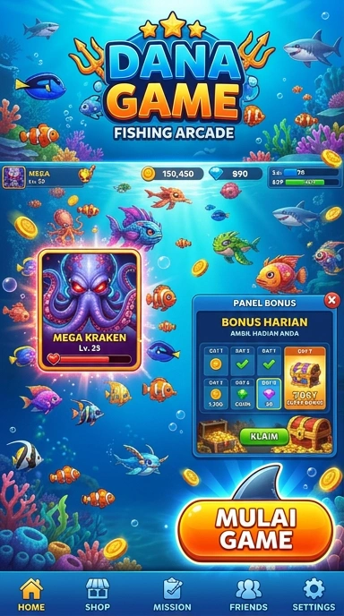 Screenshot aplikasi Danagame saat mengunduh aplikasi dengan cepat.